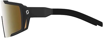 Превью  Велоочки SCOTT Shield Compact LS Black, Линзы: AMP Gold Chrome (289234-0001374)